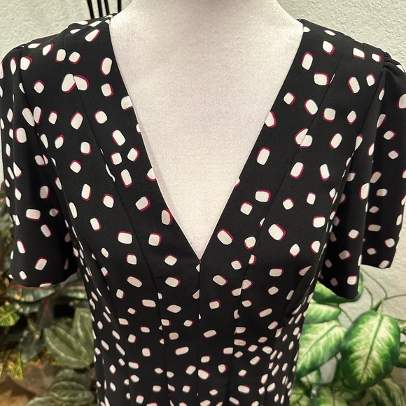 Kate Spade New York Polka dot print mini dress size 10 - Picture 3 of 16
